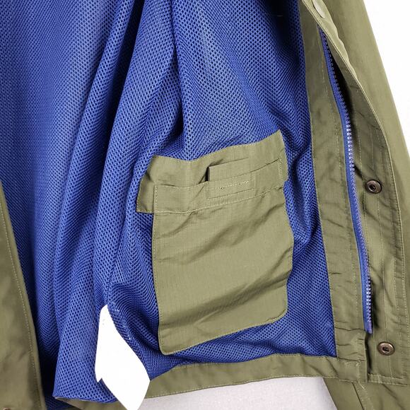 Y2K Hollister Men's Size M All Weather Jacket Olive Green Utility Gorpcore - Picture 8 of 12